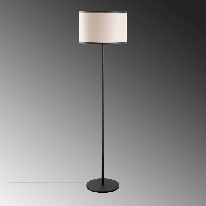Opviq Way - 11613 Lámpara de pie Blanco y negro
